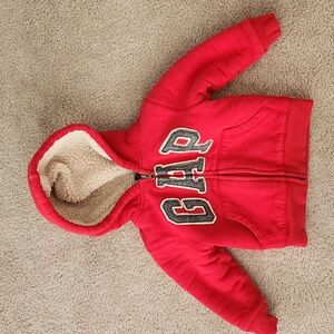 GAP 2T sherpa lined jacket